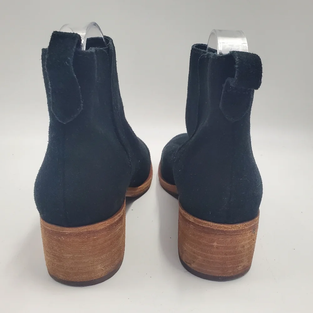 Kork-Ease Rennt Suede Booties Black - Picture 4 of 8